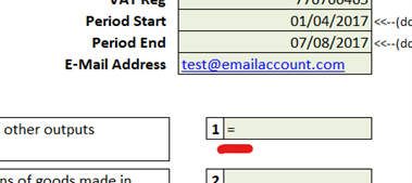 Calculating HMRC Vat in Excel Software