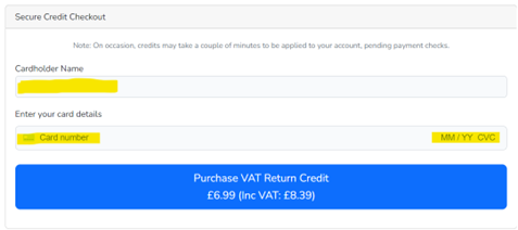 Excel Vat Return